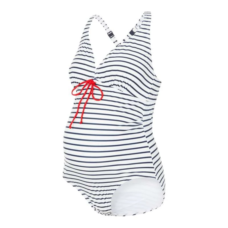 Mamalicious Gravidbadedragt - Stribet Small