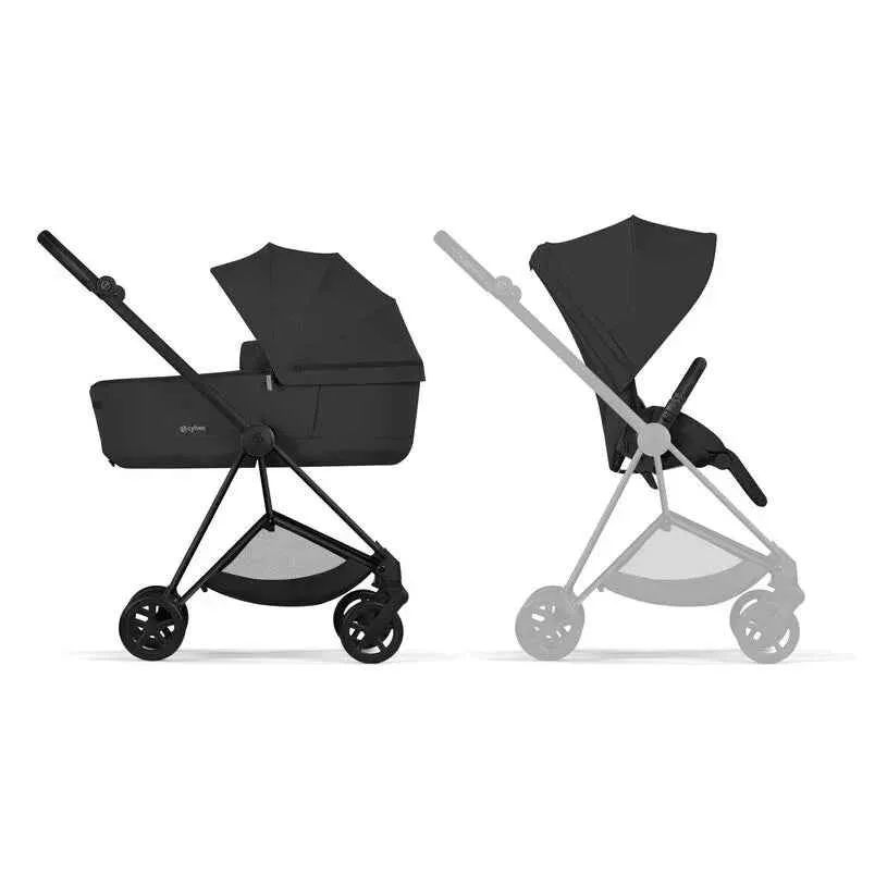Cybex Platinum® Dječja kolica sa sklopivom košarom 2u1 Mios™ Comfort Sepia Black | Matt Black
