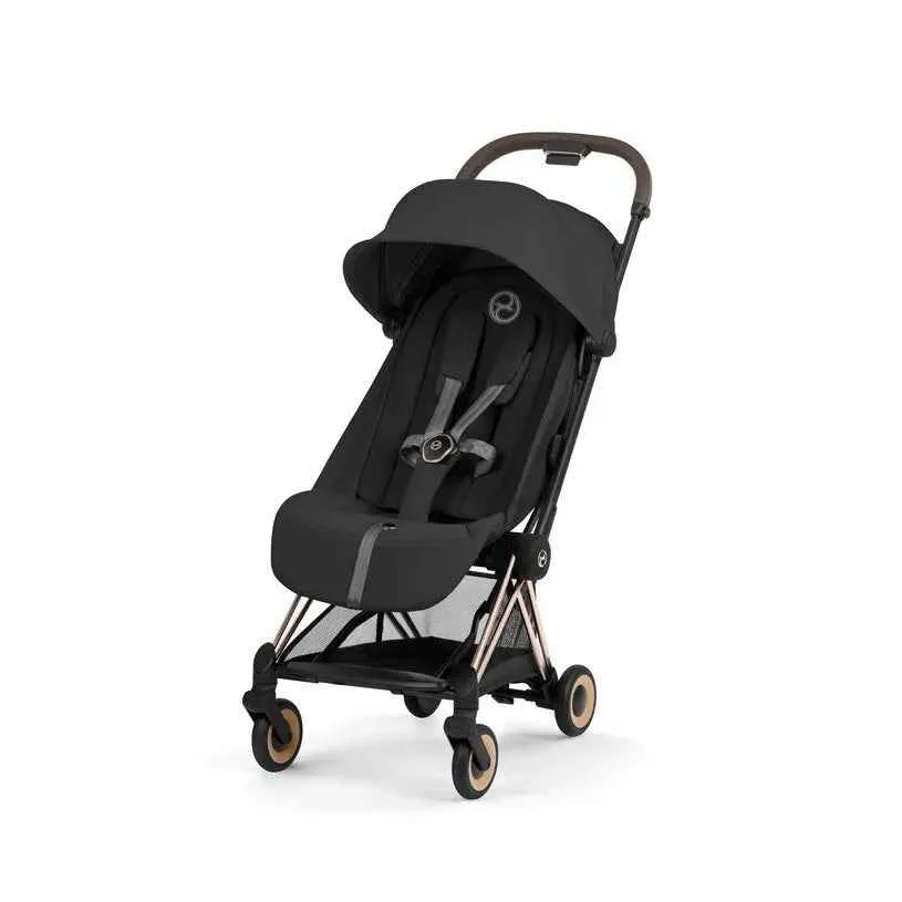 Cybex Platinum® Dječja kolica sa sklopivom košarom 2u1 Coya™ Comfort Sepia Black | Rosegold