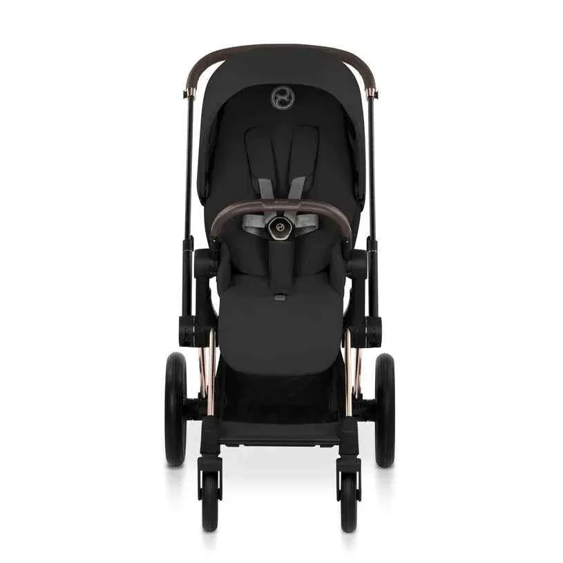 Cybex Platinum® Dječja kolica sa sklopivom košarom 2u1 Priam™ Comfort Sepia Black | Rosegold