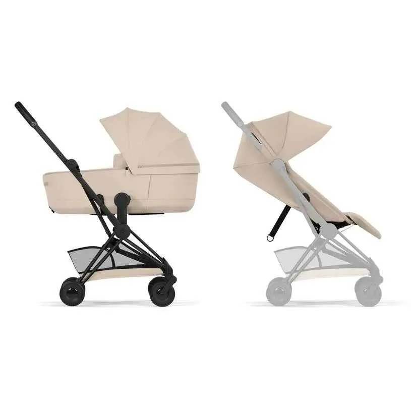 Cybex Platinum® Dječja kolica sa sklopivom košarom 2u1 Coya™ Comfort Cozy Beige | Matt Black