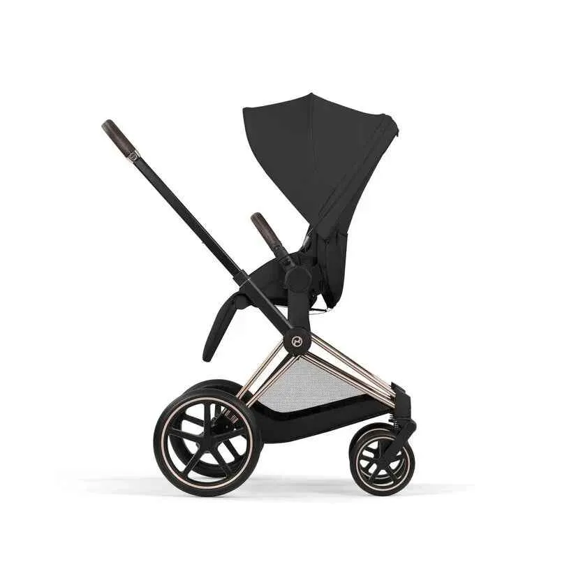 Cybex Platinum® Dječja kolica sa sklopivom košarom 2u1 Priam™ Comfort Sepia Black | Rosegold