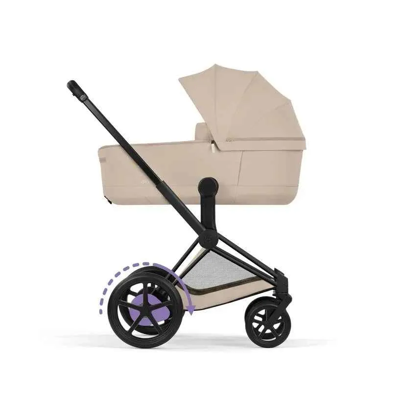 Cybex Platinum® Električna dječja kolica sa sklopivom košarom 2u1 e-Priam™ Comfort Cozy Beige | Matt Black