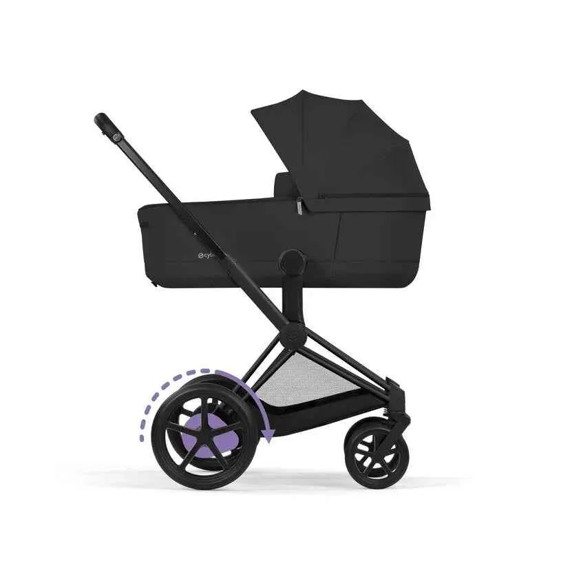 Cybex Platinum® Električna dječja kolica sa sklopivom košarom 2u1 e-Priam™ Comfort Sepia Black | Matt Black