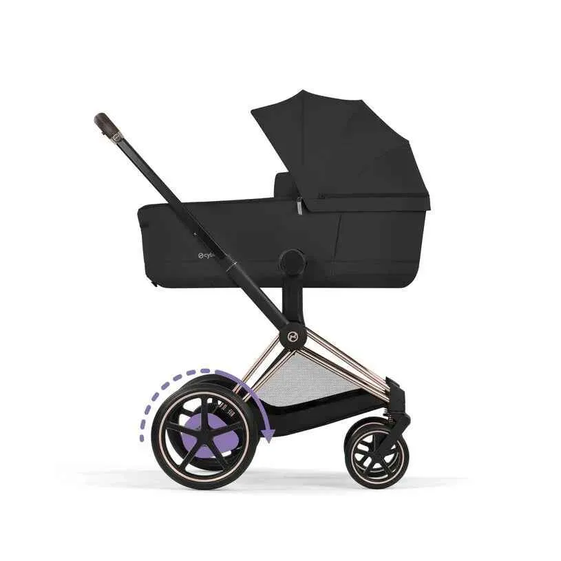 Cybex Platinum® Električna dječja kolica sa sklopivom košarom 2u1 e-Priam™ Comfort Sepia Black | Rosegold