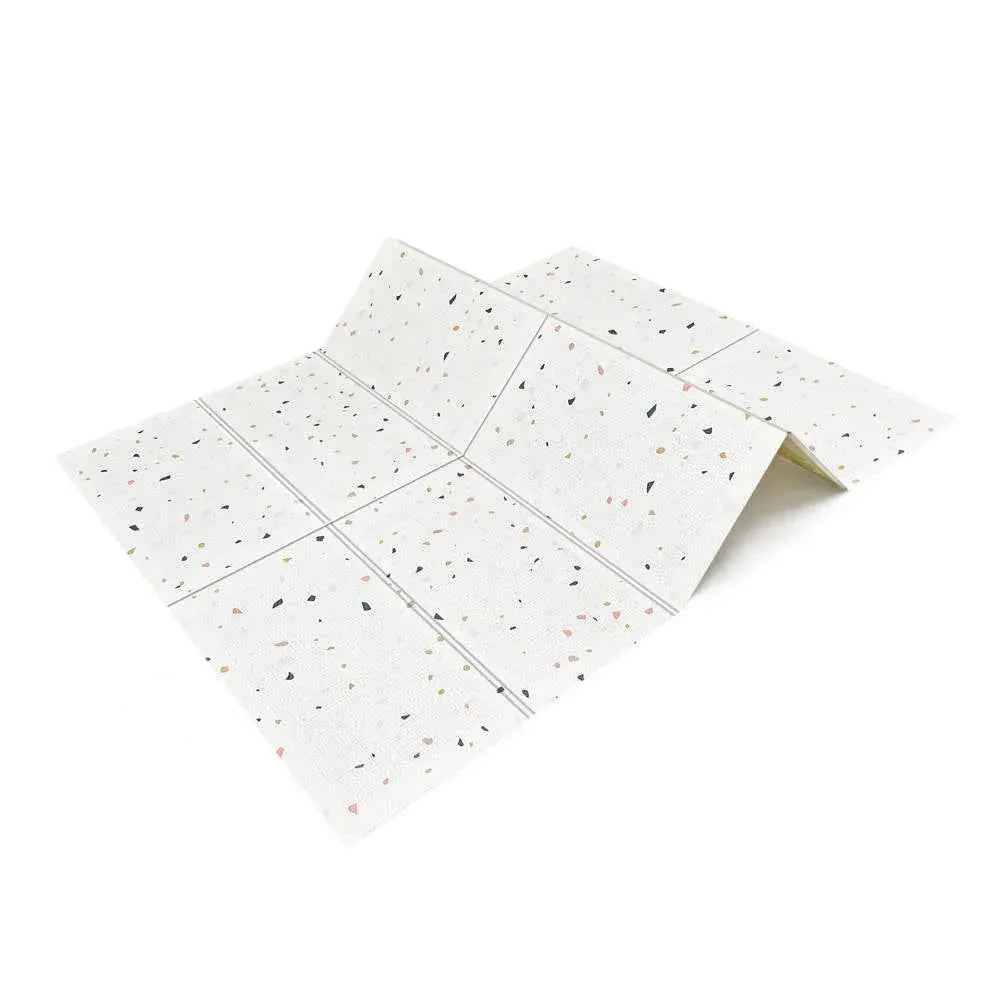 Evibell® Obostrana podloga za igru 150x190 Terrazzo/Wanderlust