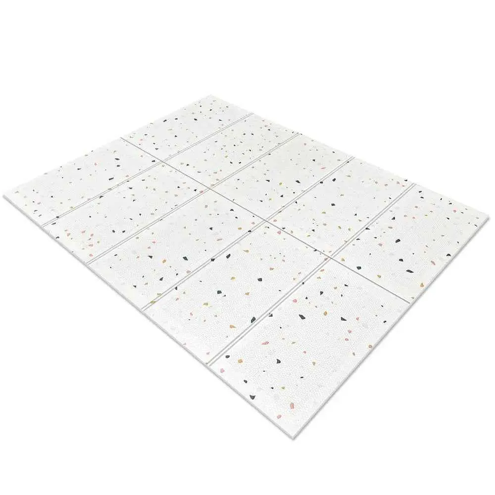 Evibell® Obostrana podloga za igru 150x190 Terrazzo/Wanderlust
