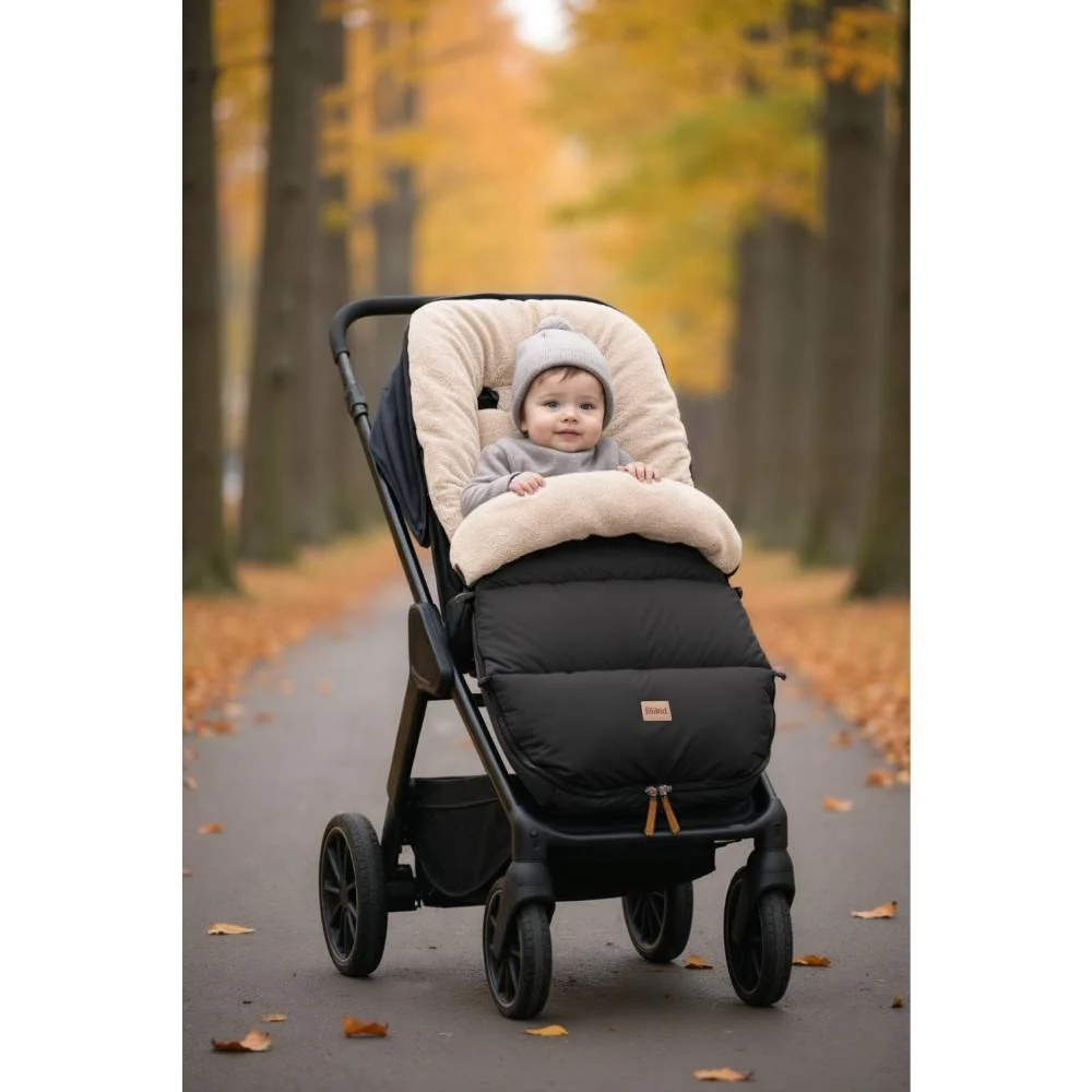 Fillikid Footmuff Kinley zimska vreć za kolica, Teddy black