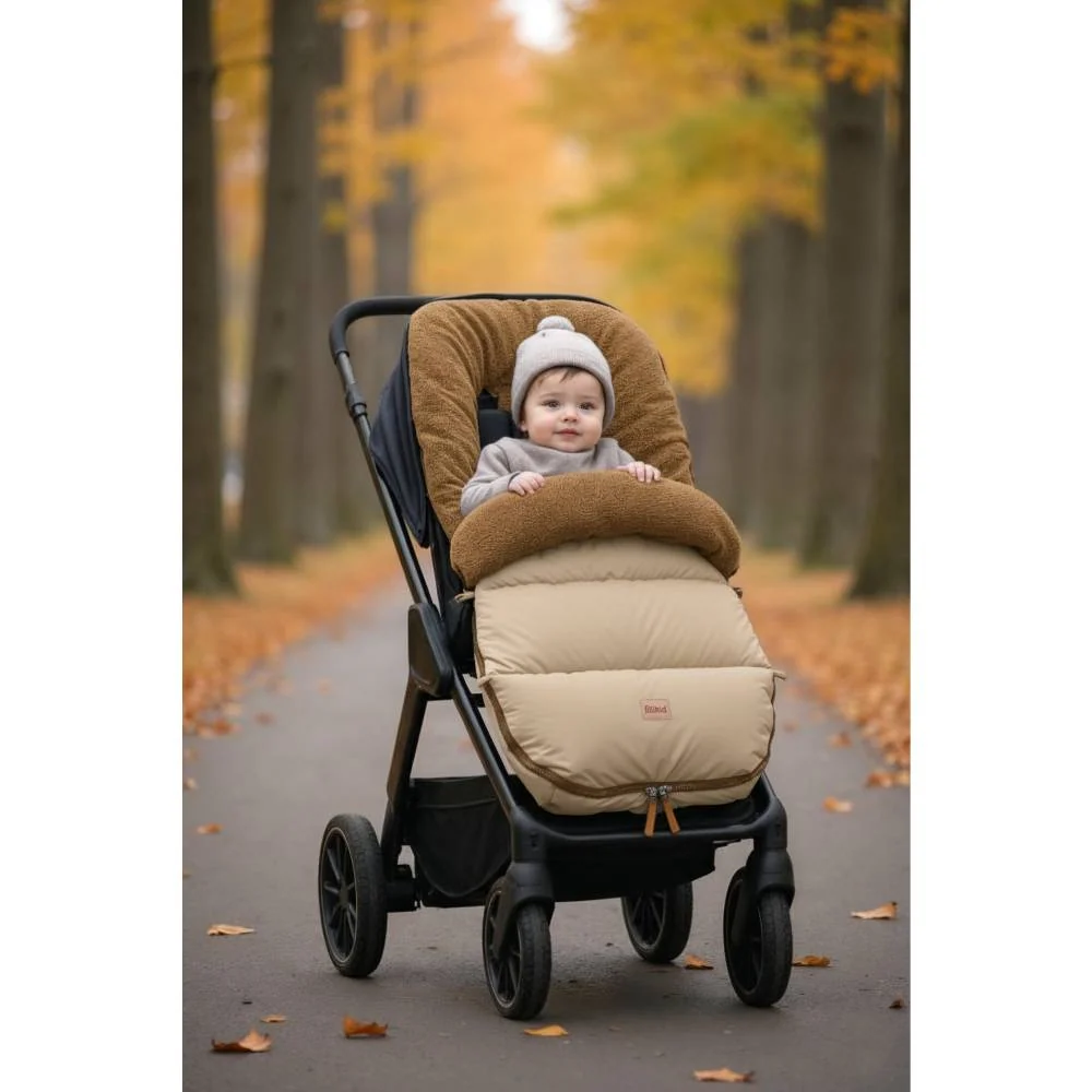 Fillikid Footmuff Kinley zimska vreć za kolica, Teddy nature
