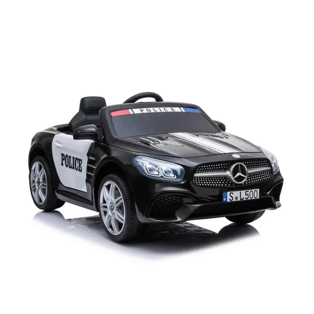 KikkaBoo® Automobil na akumulator Licencirani Mercedes Benz SL500 Policijski Crni