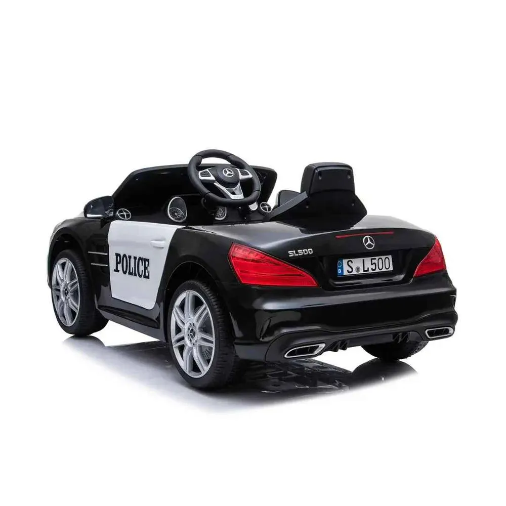 KikkaBoo® Automobil na akumulator Licencirani Mercedes Benz SL500 Policijski Crni