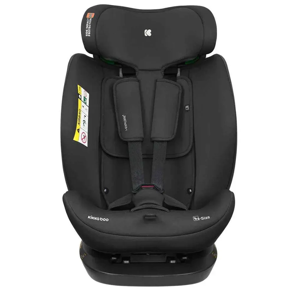KikkaBoo® Dječja autosjedalica 360° i-Explore 2 i-SIZE (40–150 cm) Black
