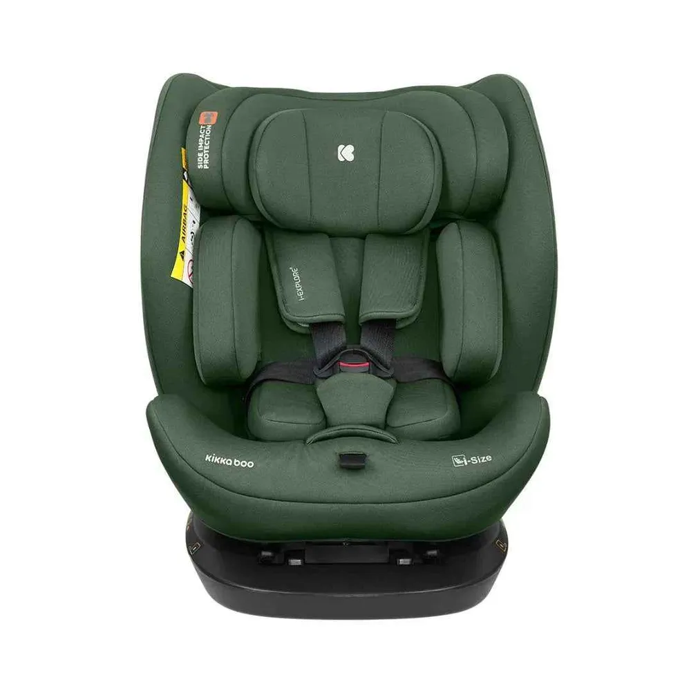 KikkaBoo® Dječja autosjedalica 360° i-Explore 2 i-SIZE (40–150 cm) Army Green