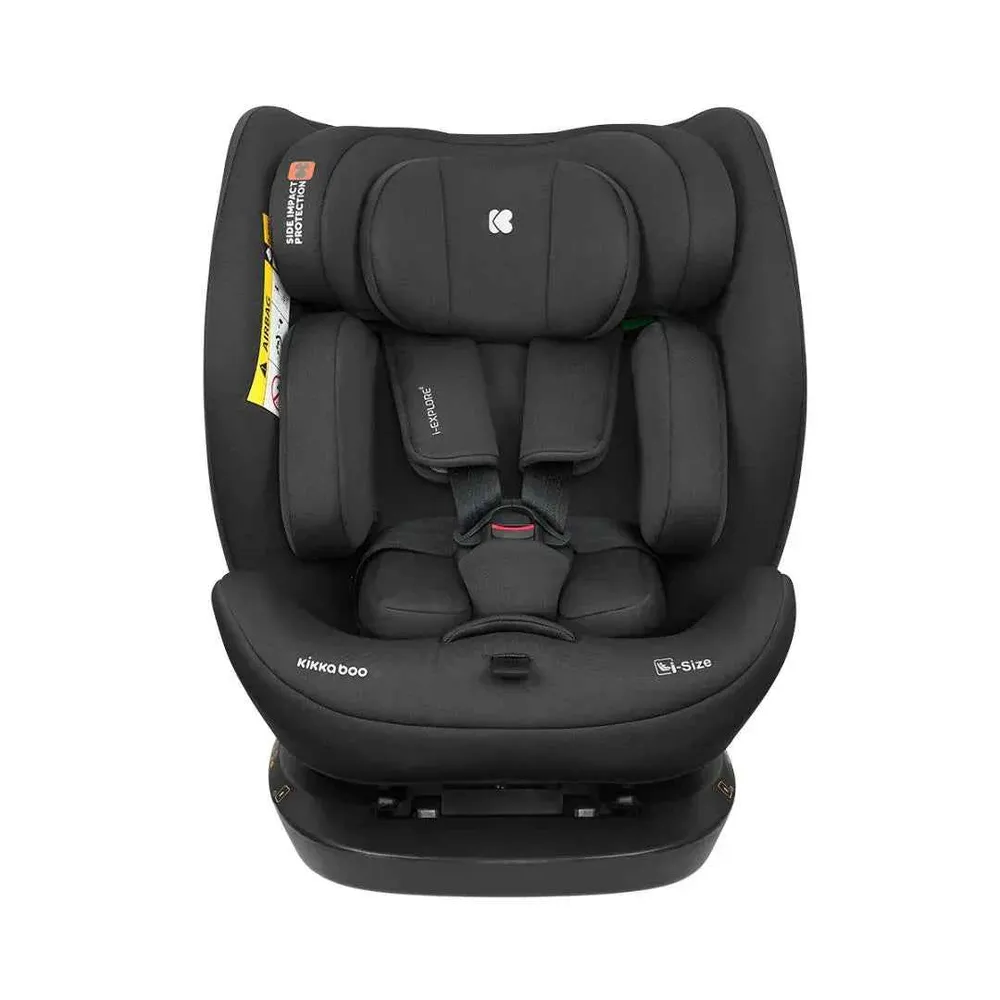 KikkaBoo® Dječja autosjedalica 360° i-Explore 2 i-SIZE (40–150 cm) Black