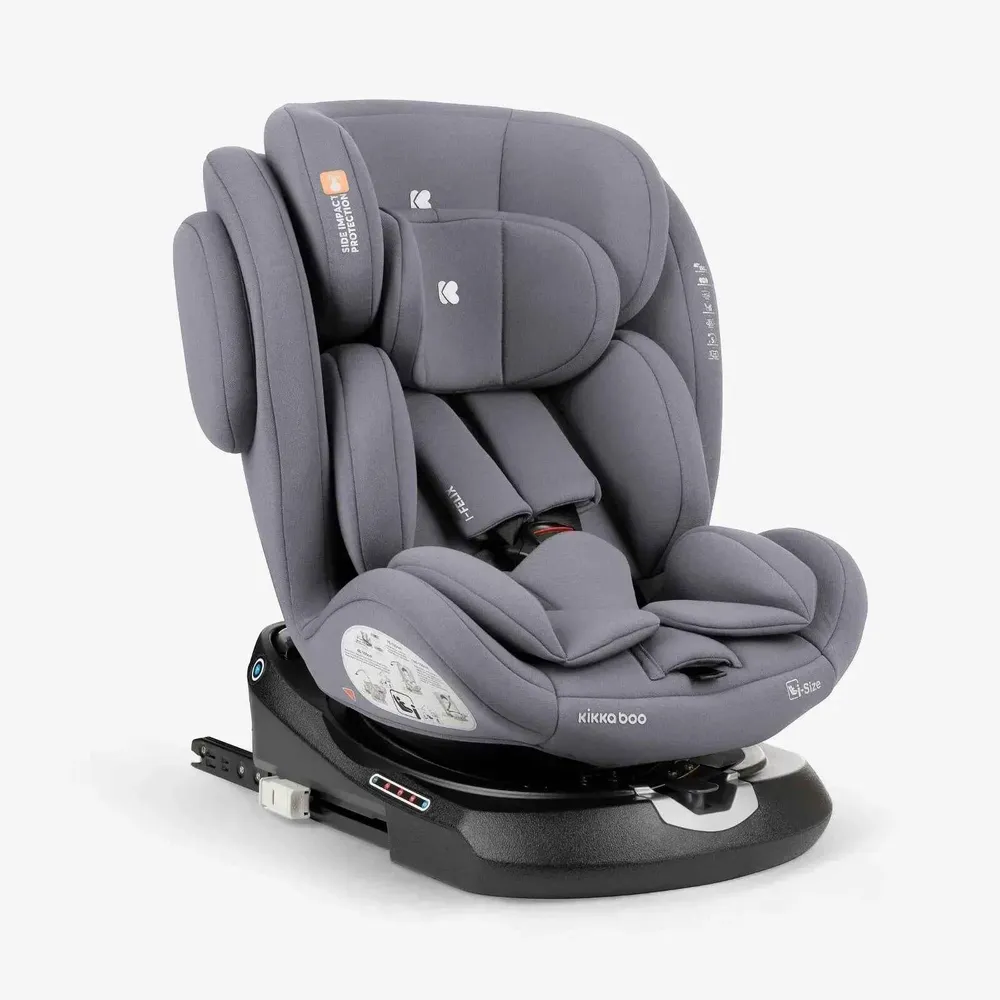 KikkaBoo® Dječja autosjedalica 360° i-Felix i-SIZE (40-150 cm) Light Grey