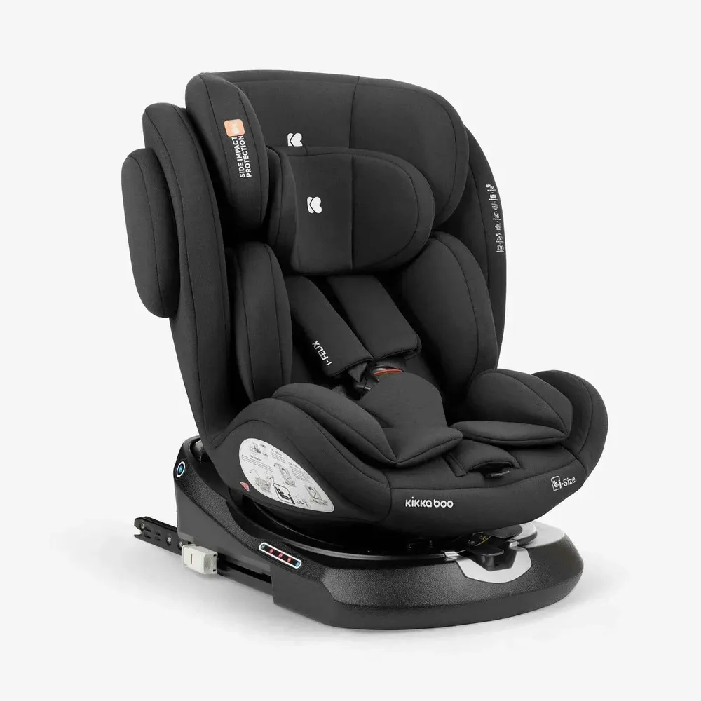 KikkaBoo® Dječja autosjedalica 360° i-Felix i-SIZE (40-150 cm) Black