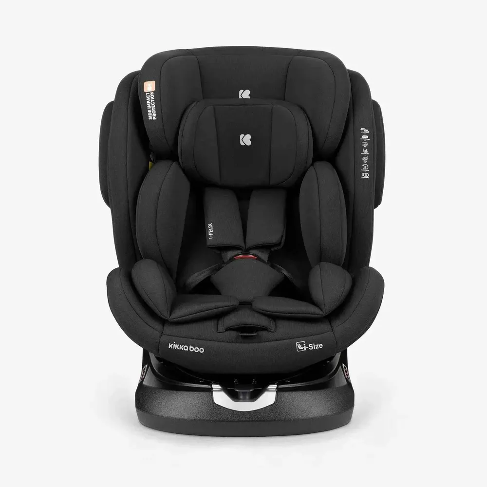 KikkaBoo® Dječja autosjedalica 360° i-Felix i-SIZE (40-150 cm) Black