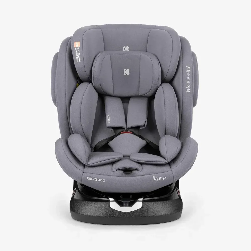 KikkaBoo® Dječja autosjedalica 360° i-Felix i-SIZE (40-150 cm) Light Grey