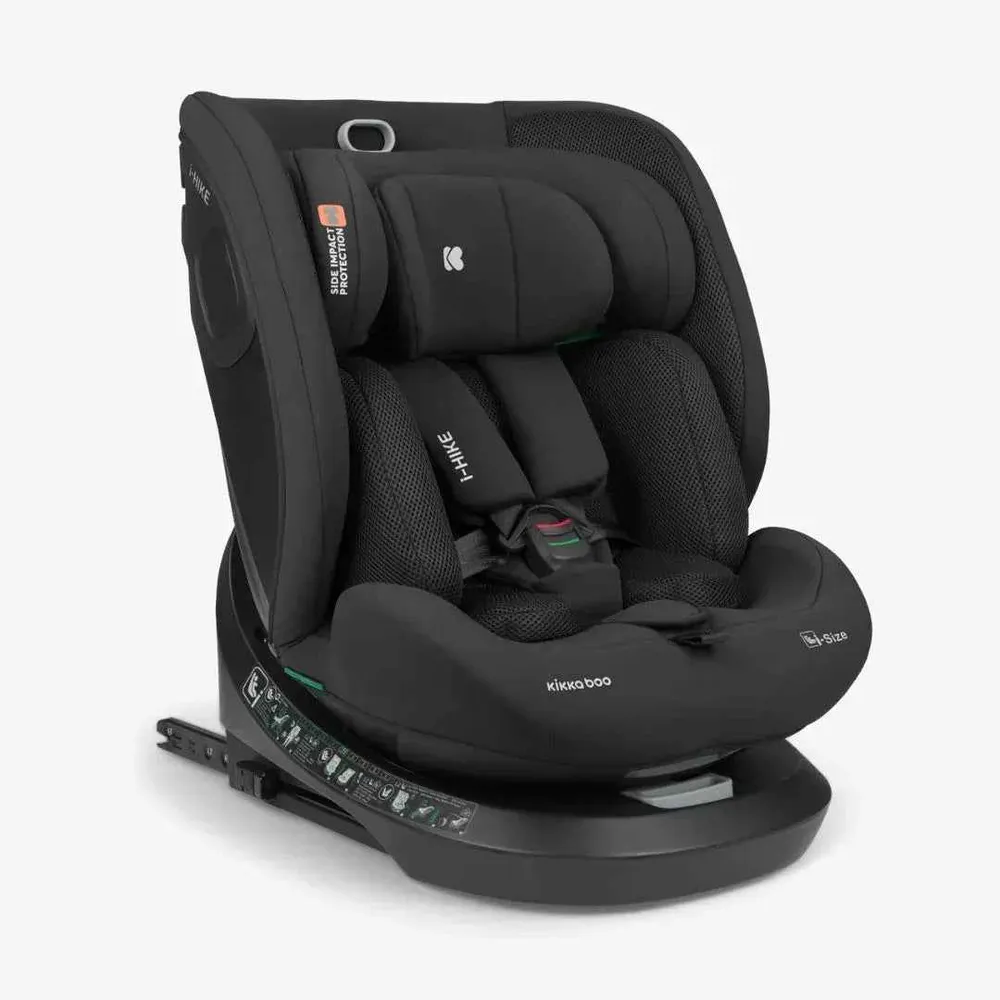 KikkaBoo® Dječja autosjedalica 360° i-Hike i-SIZE (40–150 cm) Black 2025