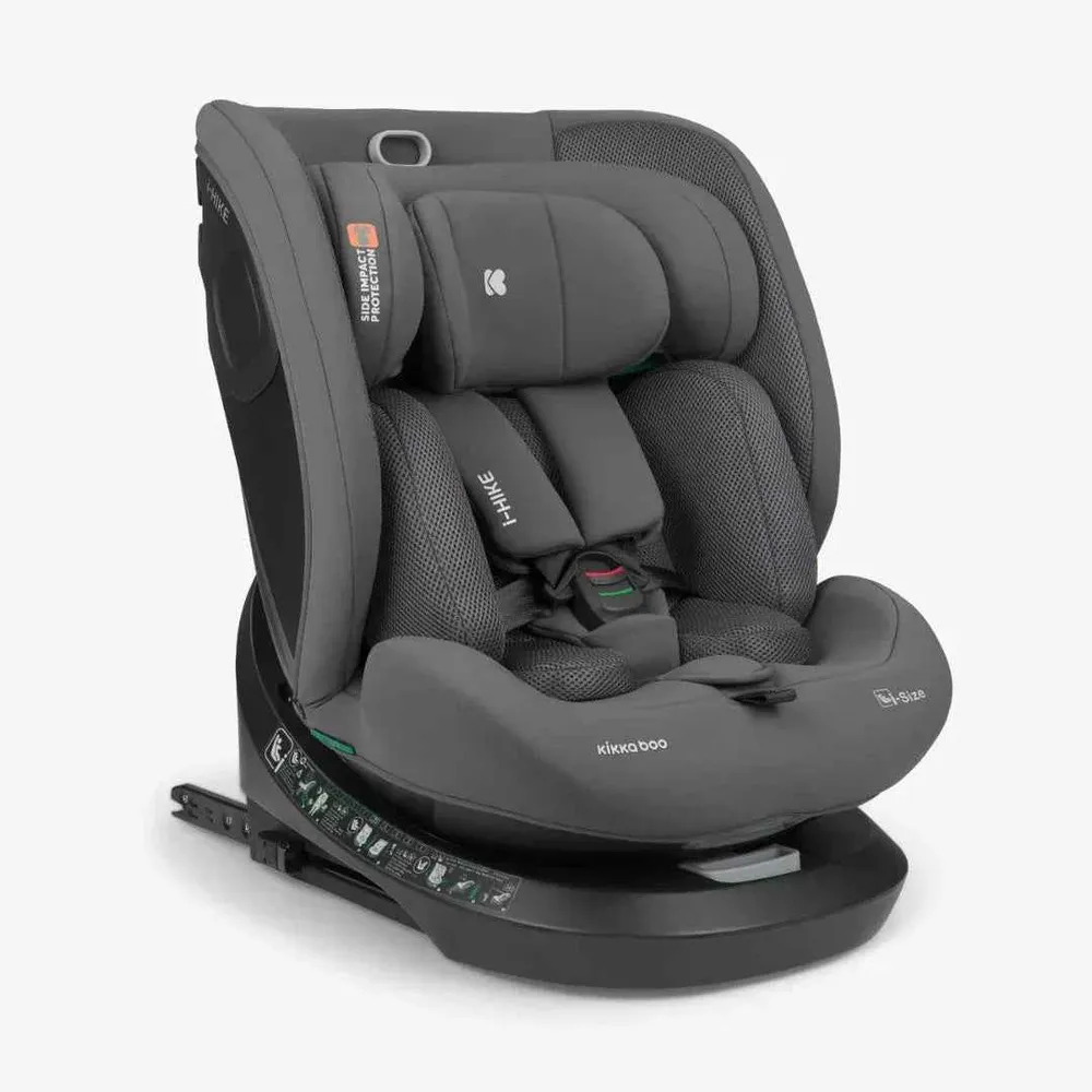 KikkaBoo® Dječja autosjedalica 360° i-Hike i-SIZE (40–150 cm) Dark Grey2025