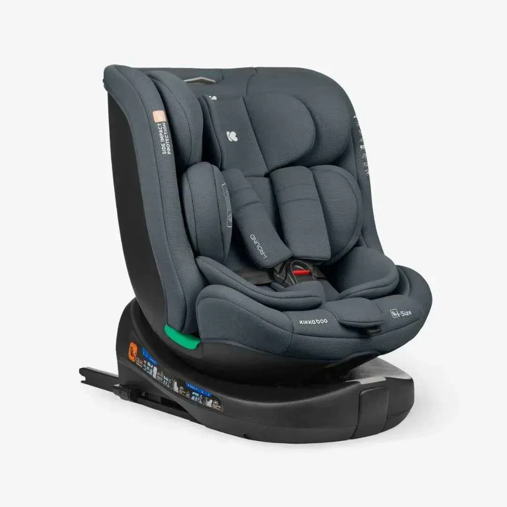 KikkaBoo® Dječja autosjedalica 360 i-Round i-SIZE (40-150 cm) Dark Grey