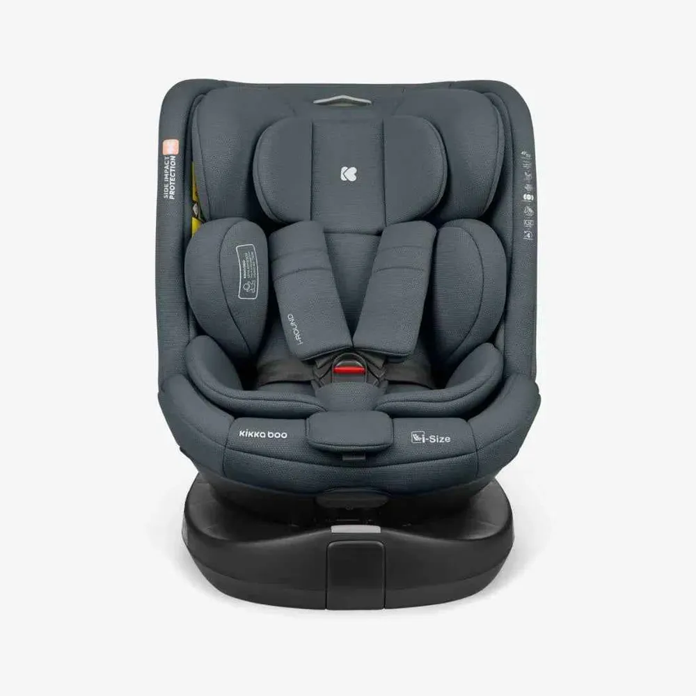 KikkaBoo® Dječja autosjedalica 360 i-Round i-SIZE (40-150 cm) Dark Grey