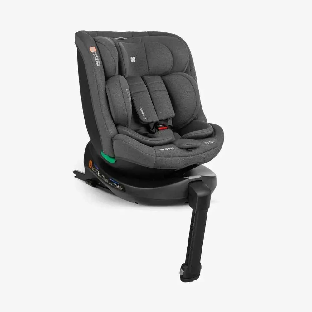 KikkaBoo® Dječja autosjedalica 360 i-Secure i-SIZE (40-150 cm) Dark Grey