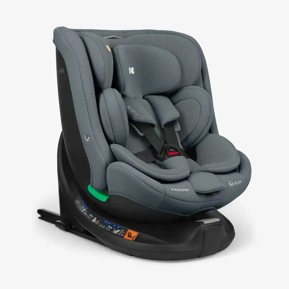 KikkaBoo® Dječja autosjedalica 360° i-Van i-SIZE (40–150 cm) Dark Grey