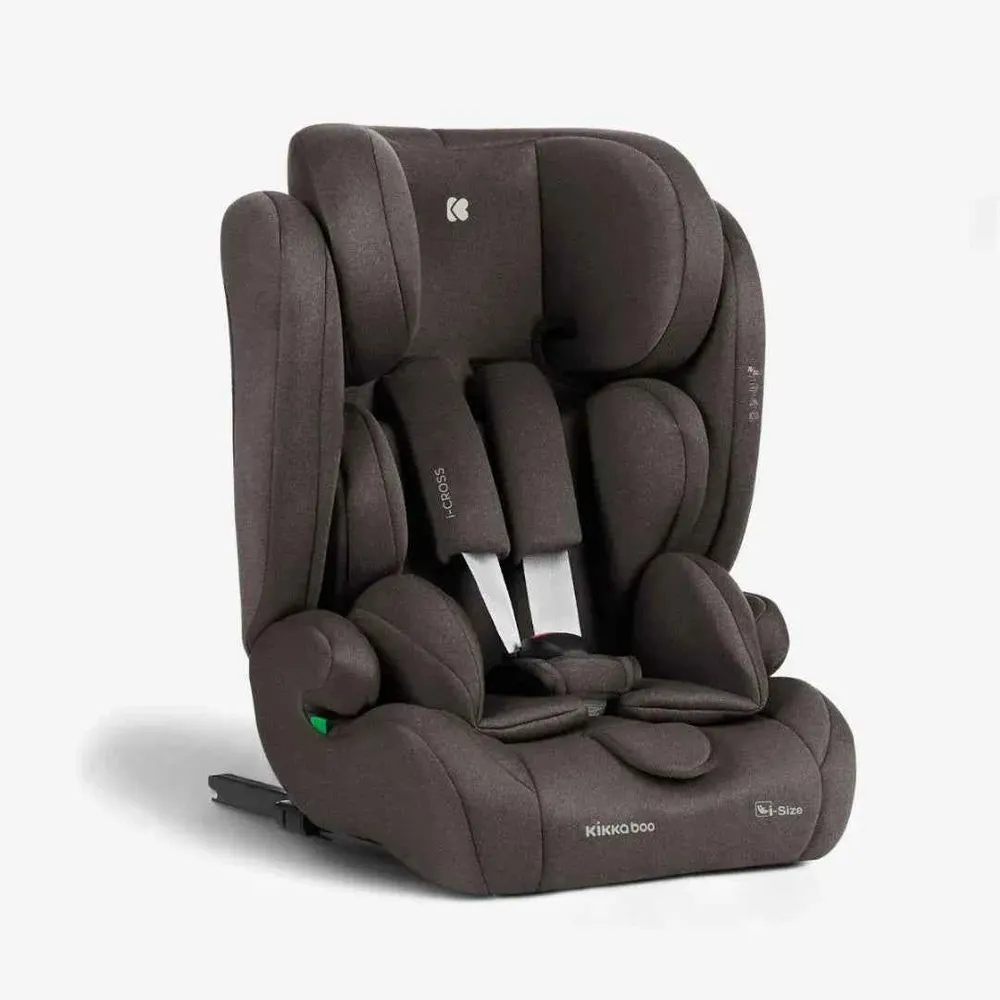 KikkaBoo® Dječja autosjedalica i-Cross i-SIZE (76-150 cm) Brown