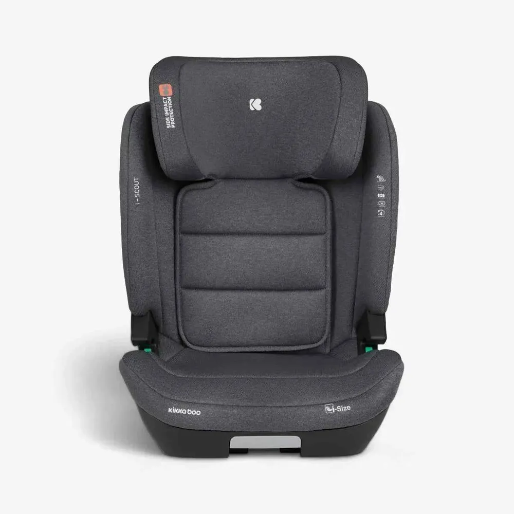 KikkaBoo® Dječja autosjedalica i-Scout i-SIZE (100-150 cm) Dark Grey
