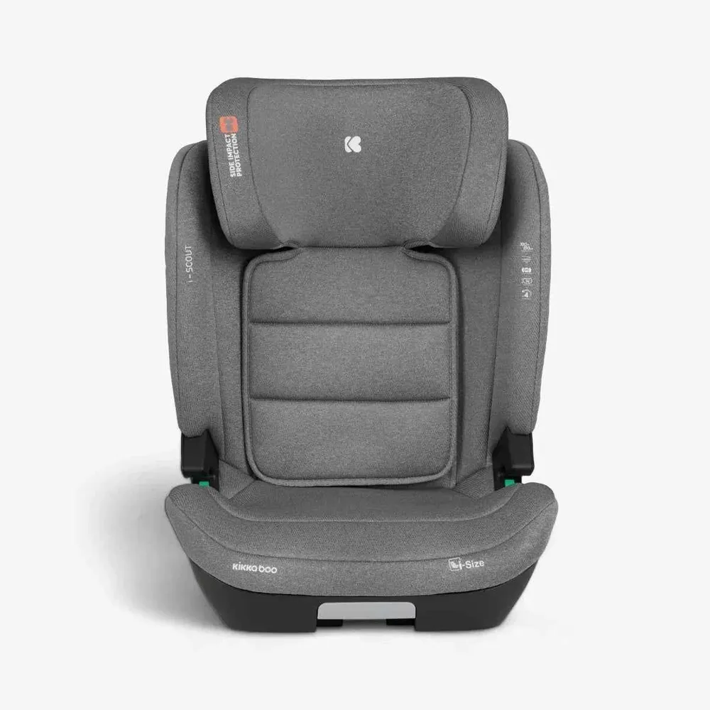 KikkaBoo® Dječja autosjedalica i-Scout i-SIZE (100-150 cm) Light Grey