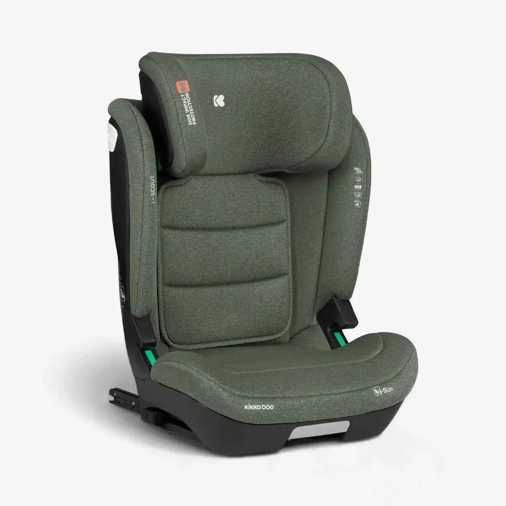 KikkaBoo® Dječja autosjedalica i-Scout i-SIZE (100-150 cm) Army Green