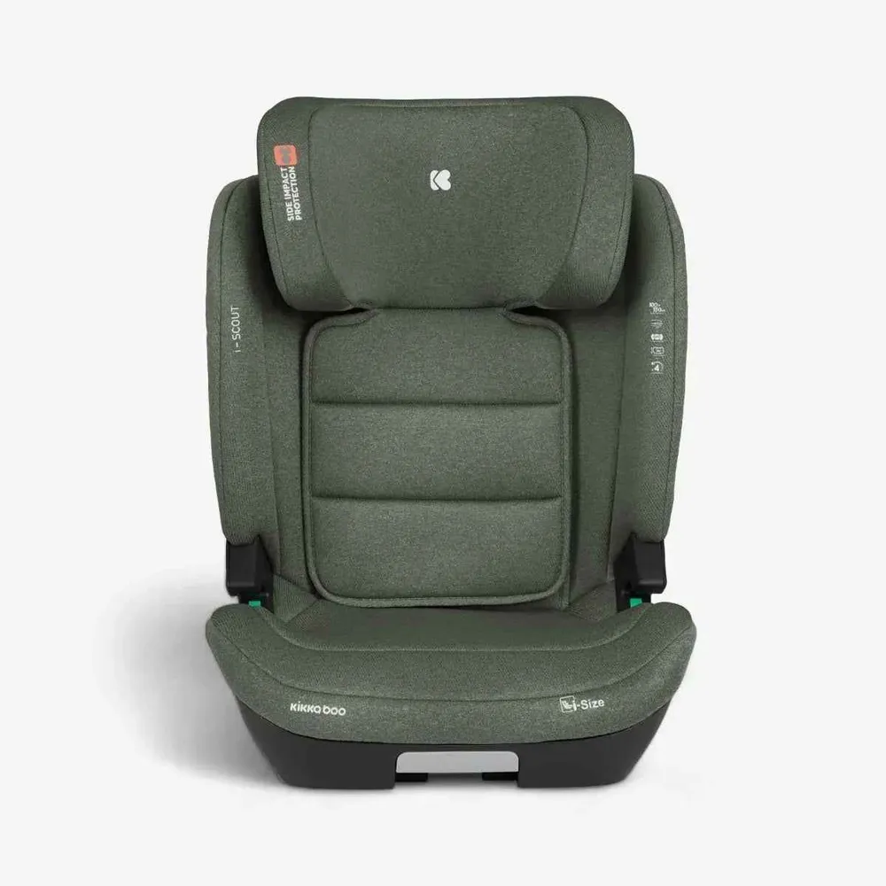KikkaBoo® Dječja autosjedalica i-Scout i-SIZE (100-150 cm) Army Green