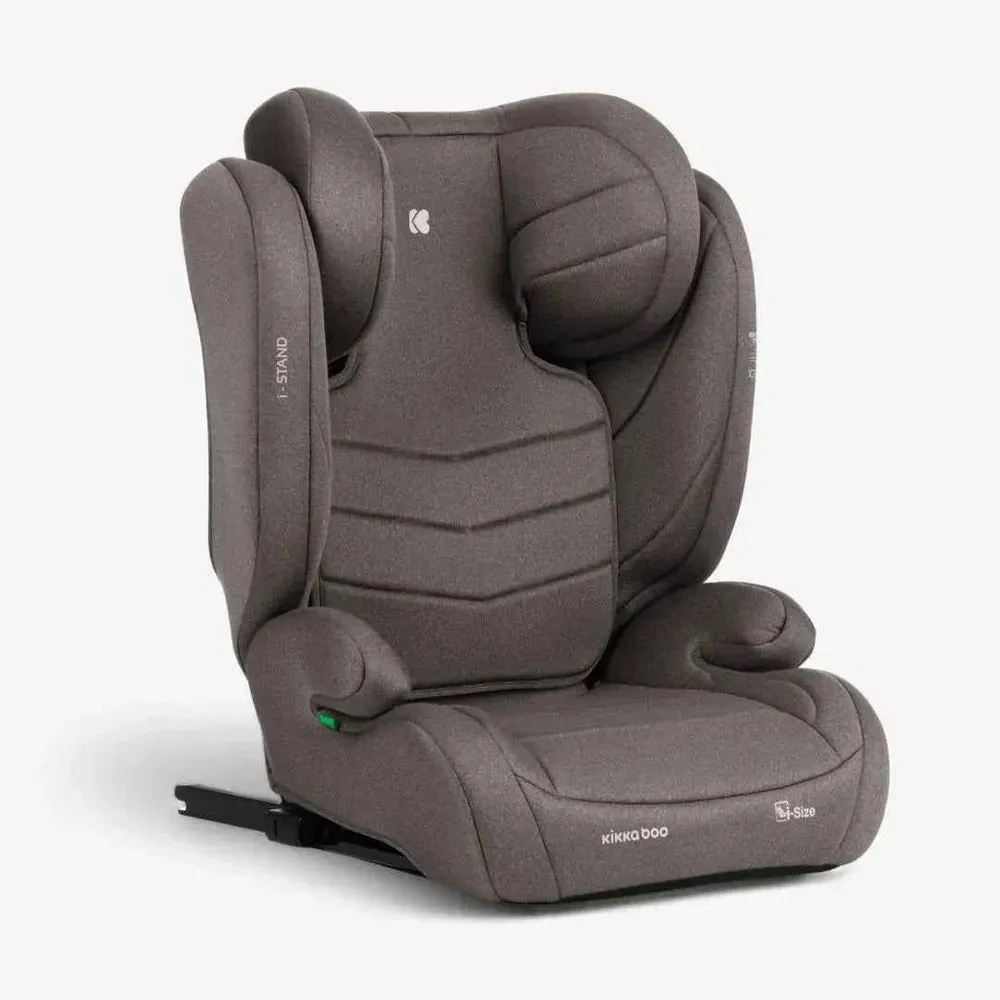 KikkaBoo® Dječja autosjedalica i-Stand i-SIZE (100-150 cm) Brown