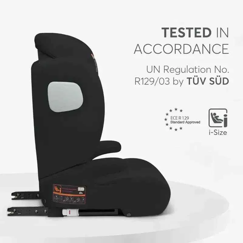 KikkaBoo® Dječja autosjedalica i-Track i-SIZE (100-150 cm) Black
