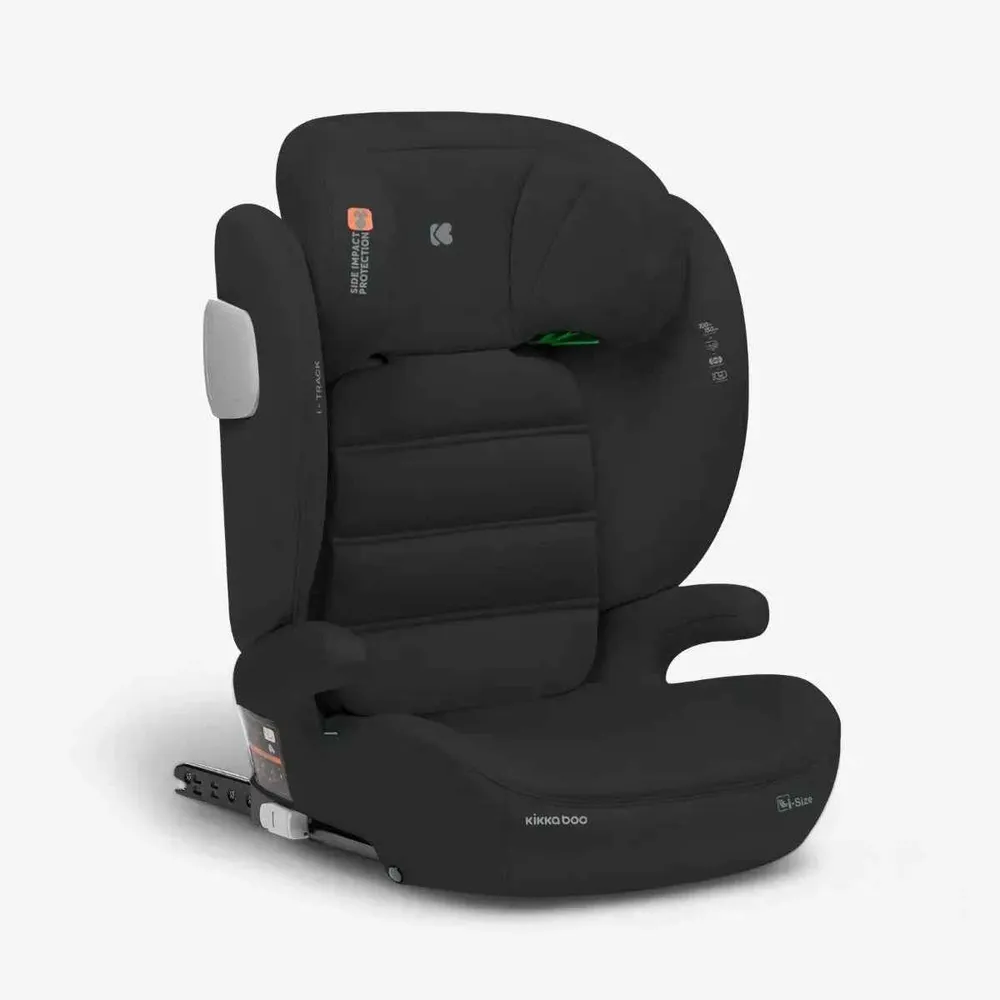KikkaBoo® Dječja autosjedalica i-Track i-SIZE (100-150 cm) Black