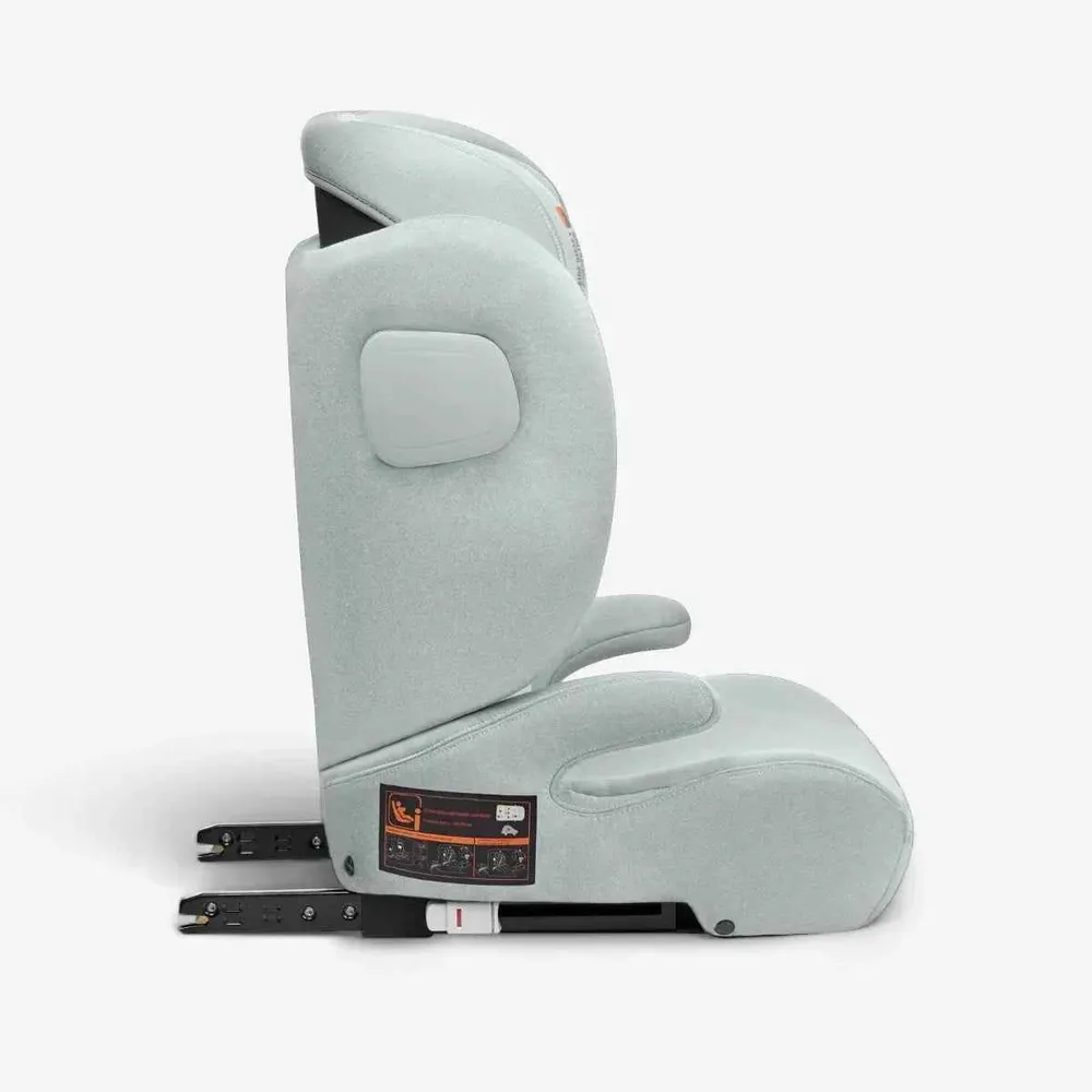 KikkaBoo® Dječja autosjedalica i-Track i-SIZE (100-150 cm) Light Grey