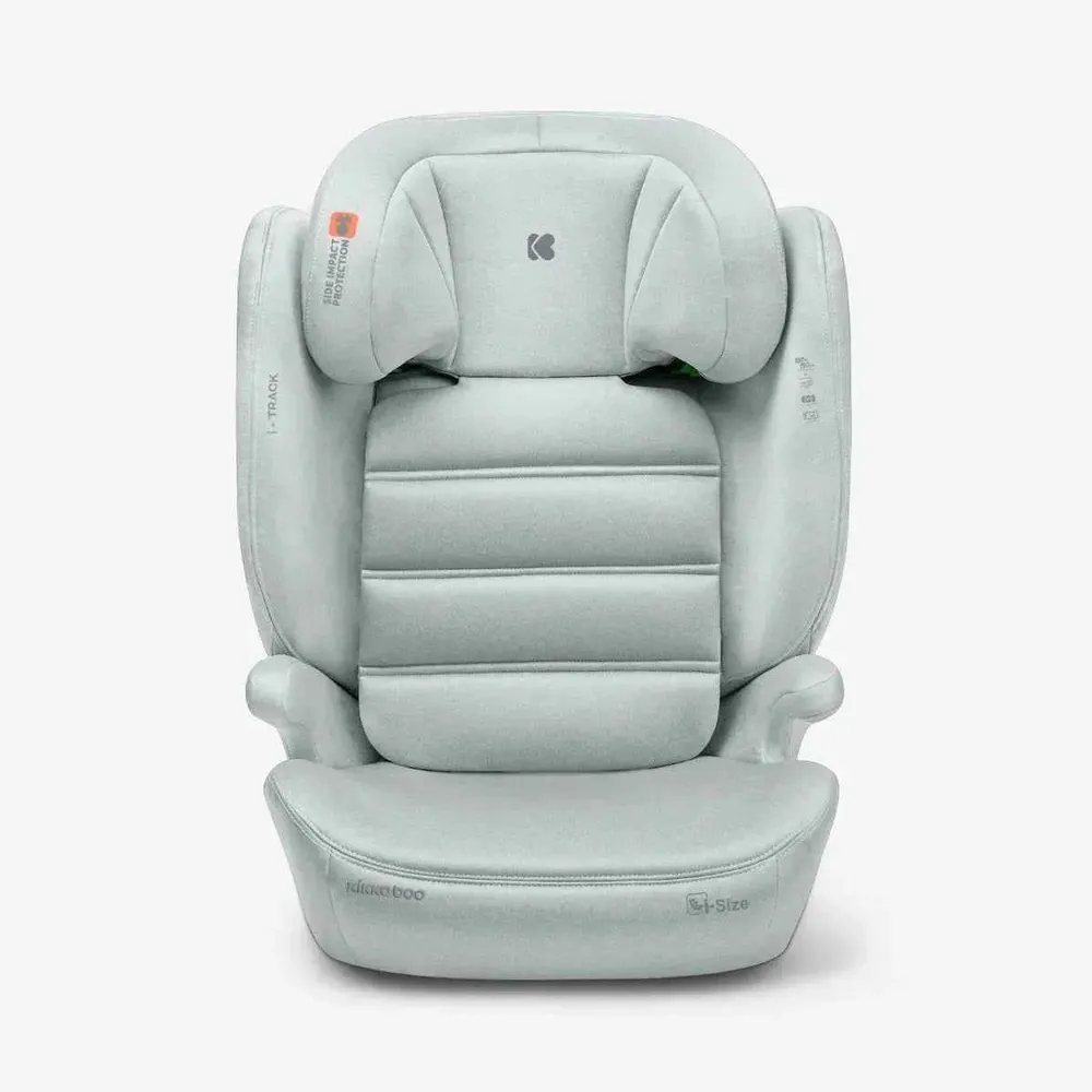 KikkaBoo® Dječja autosjedalica i-Track i-SIZE (100-150 cm) Light Grey