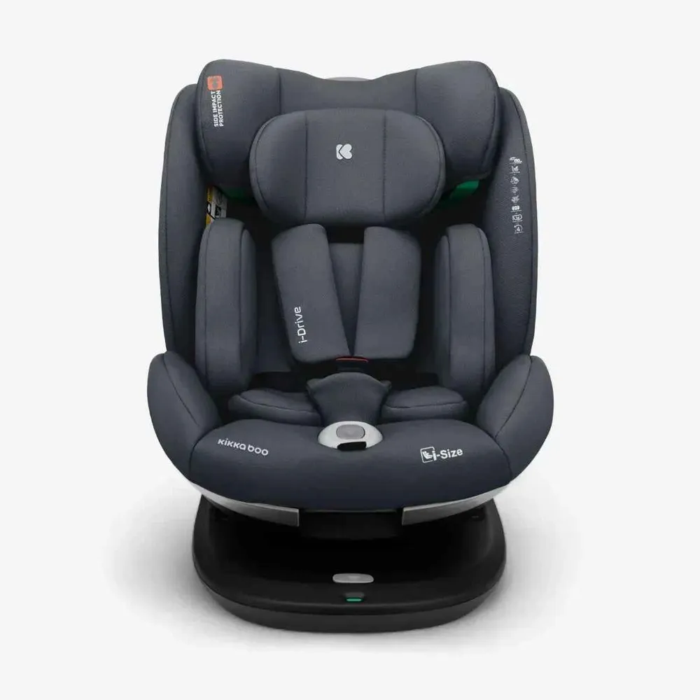 KikkaBoo® Dječja autosjedlica 360° i-Drive i-SIZE (40-150 cm) Dark Grey