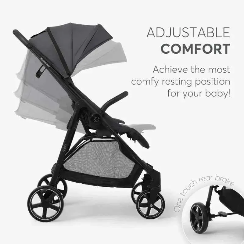 KikkaBoo® Dječja kolica Alexa Dark Grey