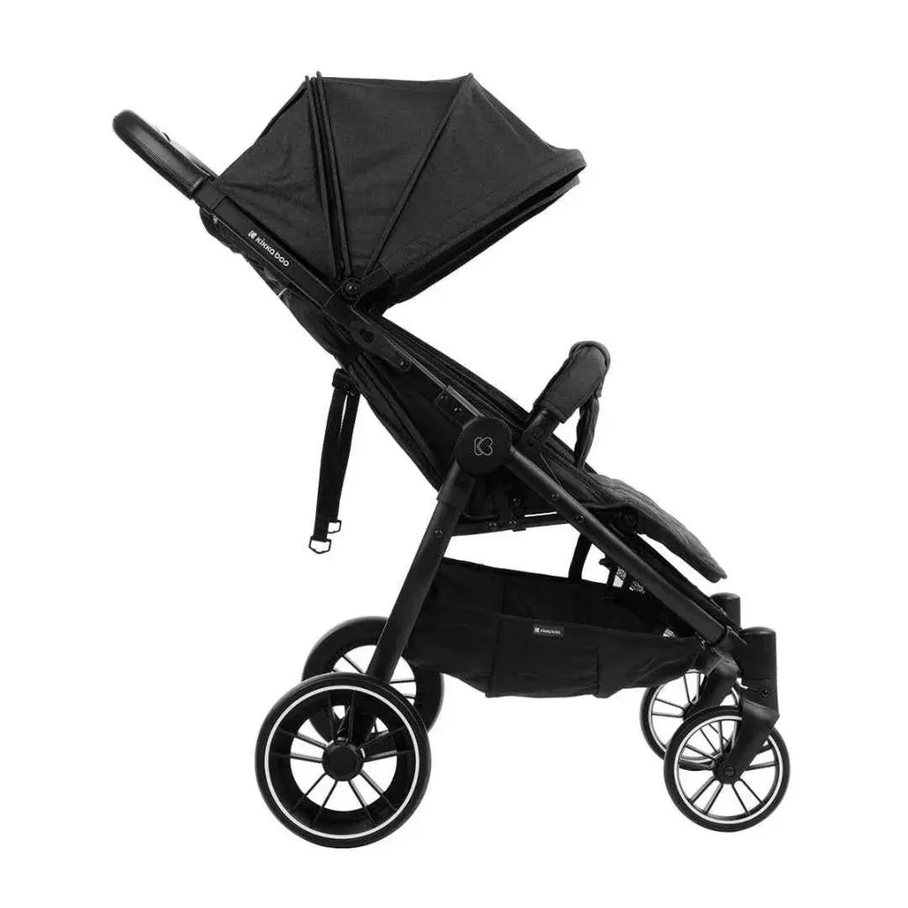 KikkaBoo® Dječja kolica za blizance Happy 2 Black