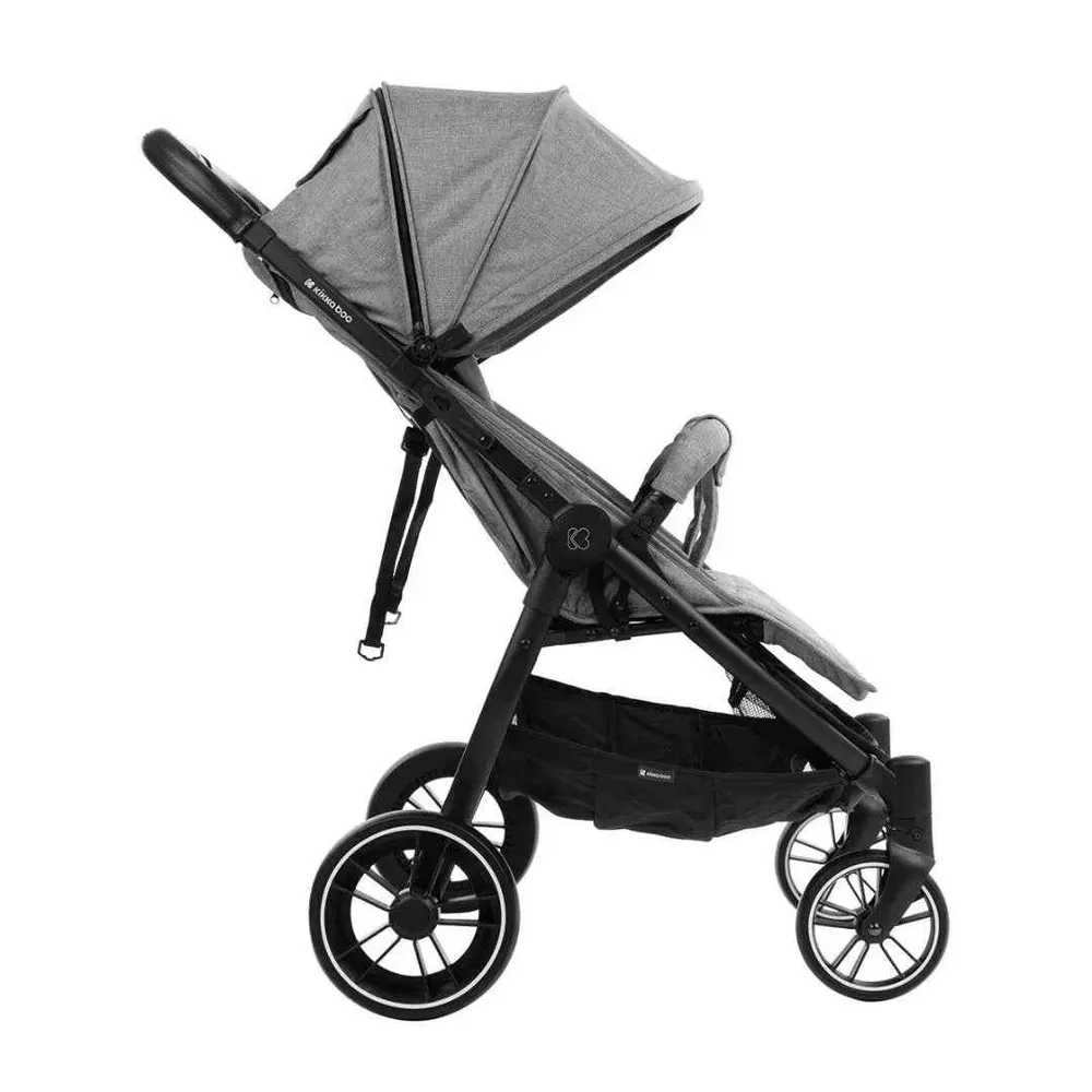 KikkaBoo® Dječja kolica za blizance Happy 2 Light Grey