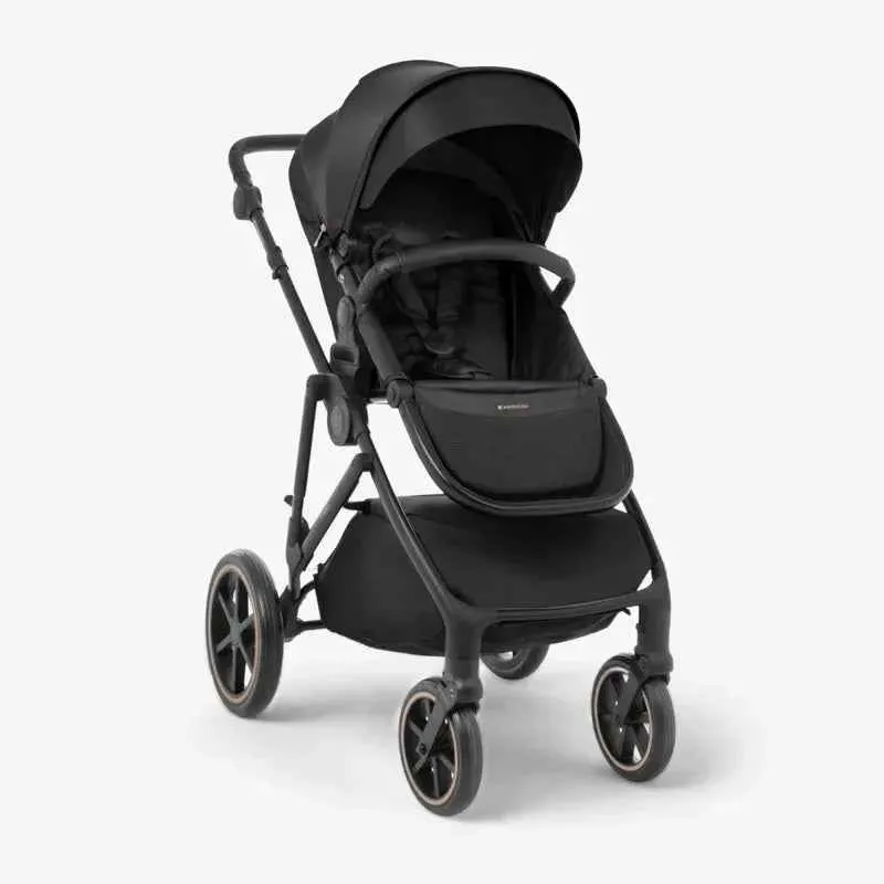 KikkaBoo® Dječja kolica s košarom 2u1 Thea Black