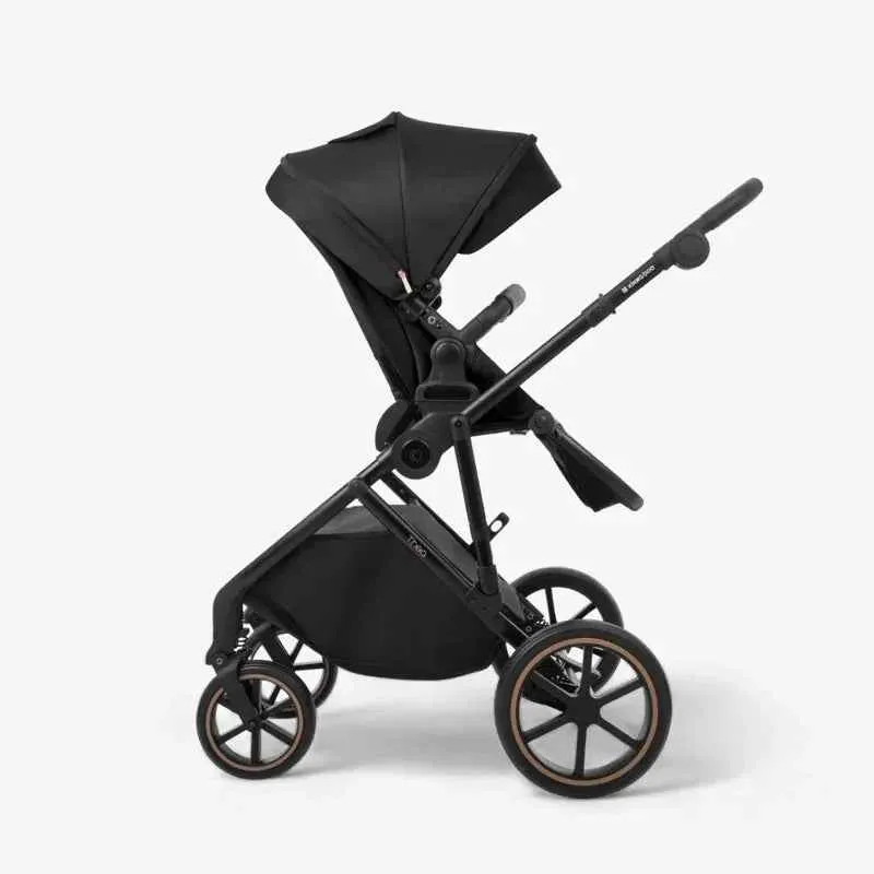 KikkaBoo® Dječja kolica s košarom 2u1 Thea Black