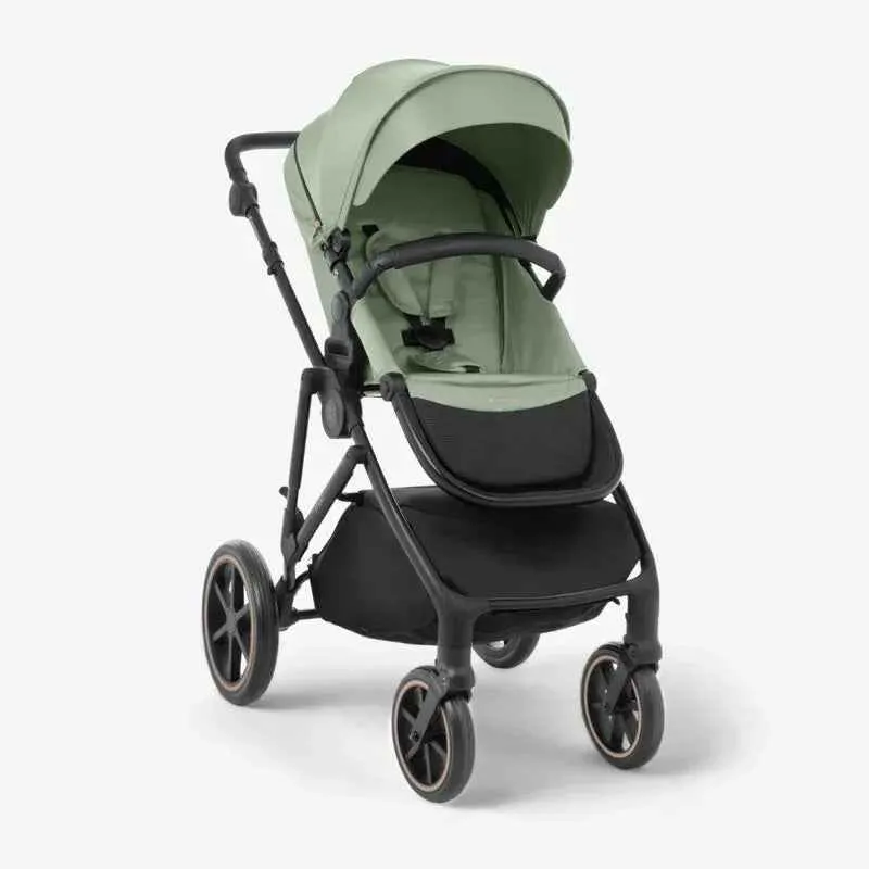 KikkaBoo® Dječji kolica s košarom 2u1 Thea Army Green