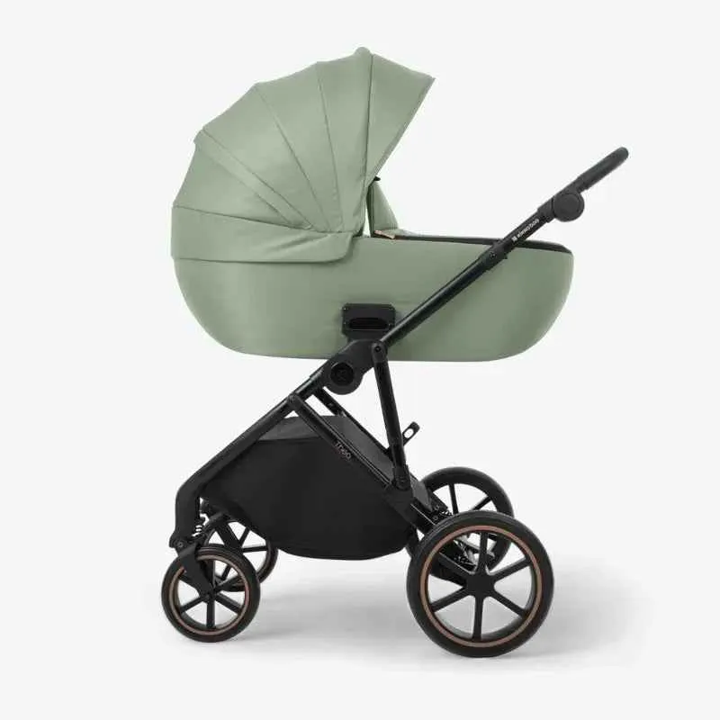 KikkaBoo® Dječji kolica s košarom 2u1 Thea Army Green