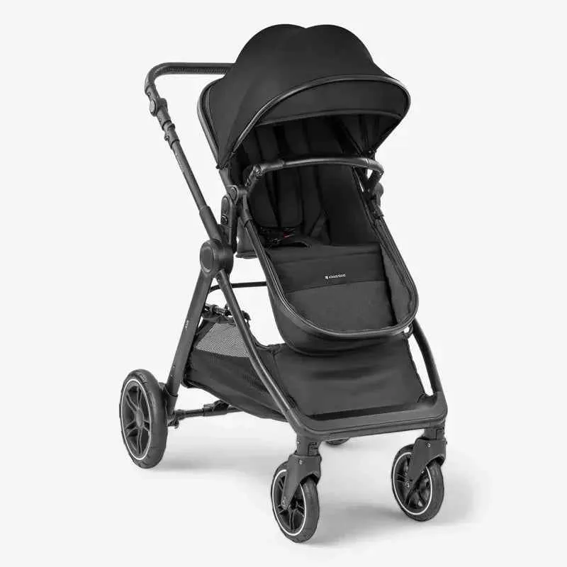 KikkaBoo® Dječji kolica s košarom 3u1 Ava Black