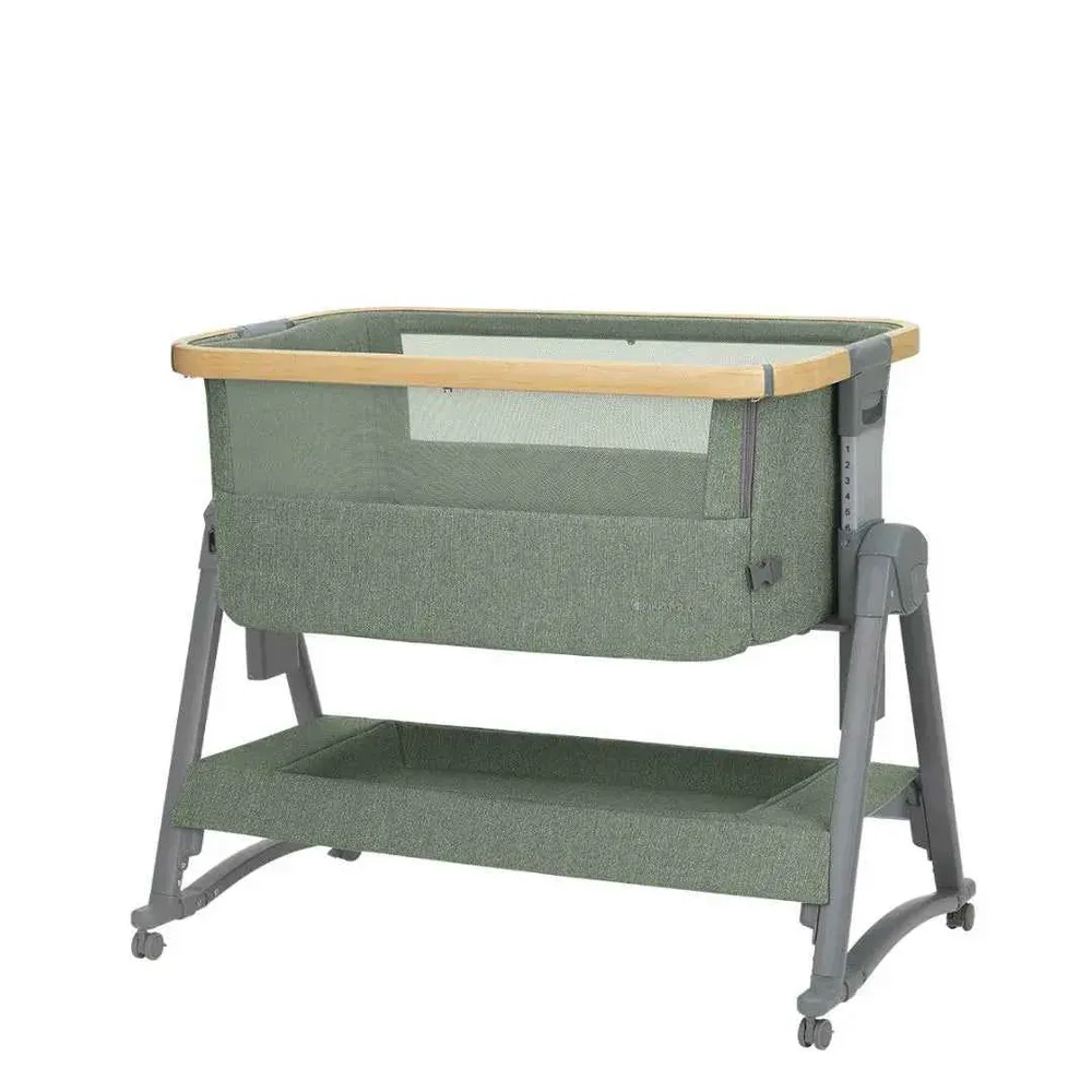 KikkaBoo® Krevetić uz roditeljski krevet Nanna 2 Army Green