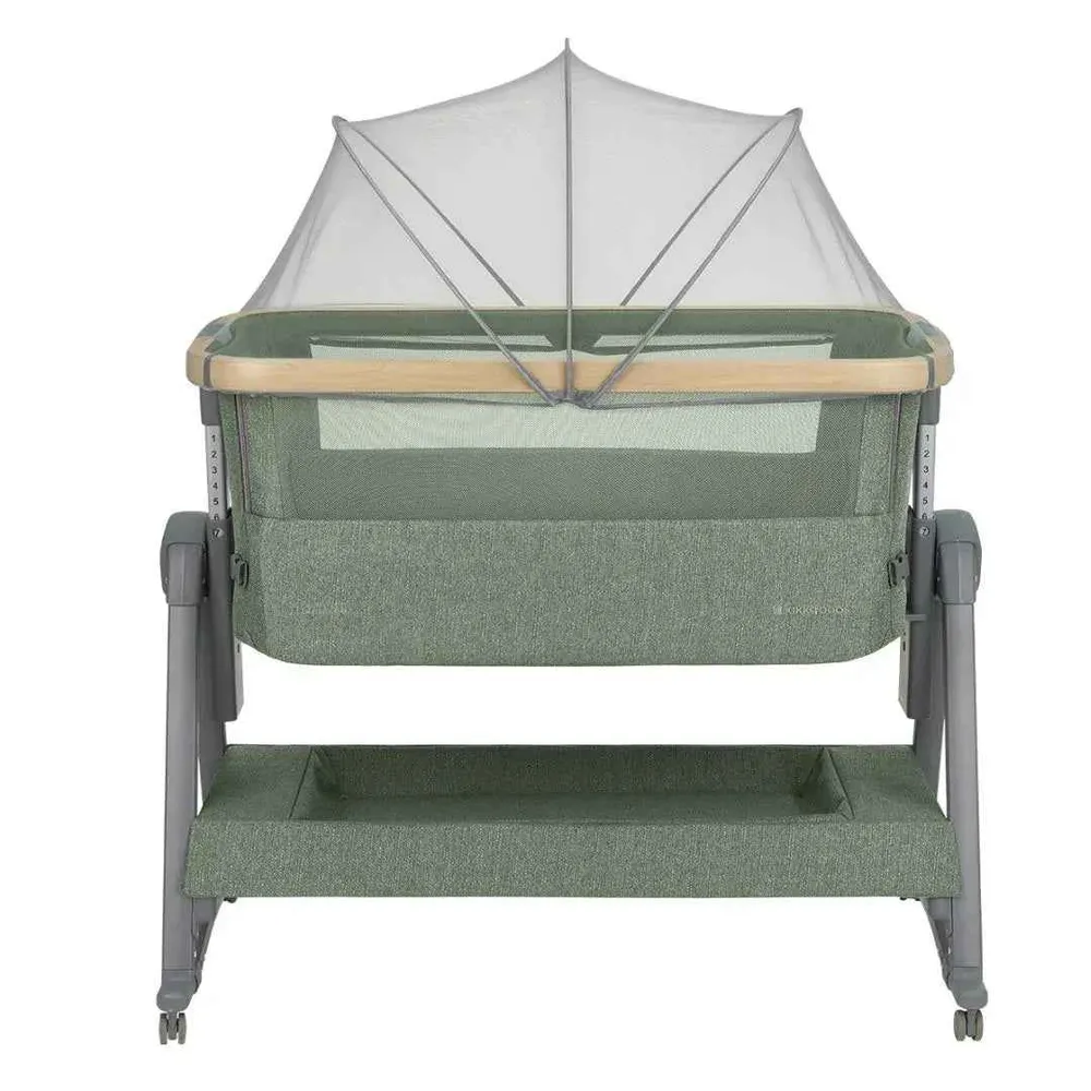 KikkaBoo® Krevetić uz roditeljski krevet Nanna 2 Army Green