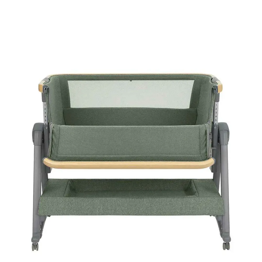 KikkaBoo® Krevetić uz roditeljski krevet Nanna 2 Army Green